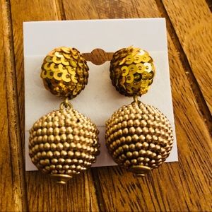 J Crew Gold Earrings